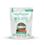 Healthybud Freeze Dried Raw Dog Food 14.1oz - Grain Free Beef Liver Meal Bites - High Protein Puppy Food with Human-Grade Natural Limited Ingredients - Healthy Soft Kibbles with Real Meat