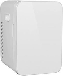 Cobuy Mini Fridge 12.8L Compact Skincare Fridge Portable Car Fridge AC/DC Powered Thermoelectric System Cooler and Warmer,White