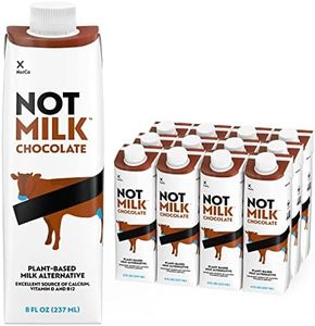 NotMilk Chocolate Plant-Based Milk, Shelf-Stable, Lactose-free, Vegan, Non-GMO 8 FL Oz, Pack of 12