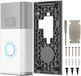 Parthan Replacement Ring Doorbell Bracket, Self Adhesive Wall Mount Bracket Back Plate, Doorbell Back Plate Fittings Suitable for 2nd Generation Doorbell, Ring Doorbell Accessories No Drill