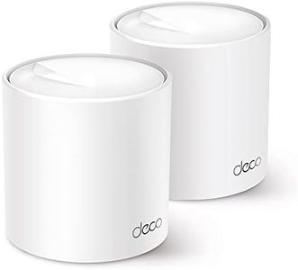 TP-Link Deco X50 Mesh WLAN Set (2 Pack), Wi-Fi 6 AX3000 Dual Band Router & Repeater, 3X Gigabit Ports für Jede Einheit, empfohlen für Häuser mit 3-4 Schlafzimmern, Umfassender Jugendschutz, WPA3