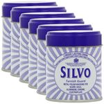 Silvo Duraglit Wadding Polish, Silver, Gold & More - Pack of 6 x 75g