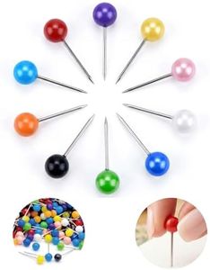 Kaileen Map Pins, 1000 Pcs Multi-Color Map Push Pins for Travel Boards