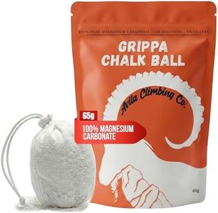 Avila Climbing Co. Climbing Chalk Ball, Performance Friction Gymnastics Chalk 100% Magnesium - Ultra Grip for Lifting, Rock Climbing, Gym, Weights & More! Long Lasting & Skin Friendly
