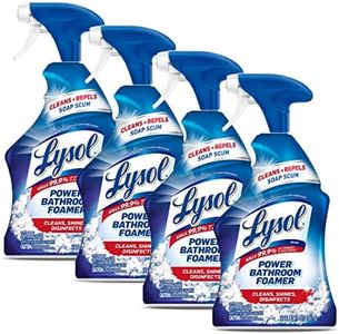 Lysol Power Bathroom Foamer Spray, 22 Fl Oz (Pack of 4)