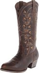 Ariat Desert Holly Western Boots - Women's Distressed Leather Country Boot, Pearl, 8