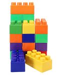 Little Fingers Jumbo Building Blocks Set Multicolour (32pc)