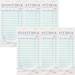 XKDOUS 6 Pack Server Books, Server Note Pads, Guest Check Books for Servers, Waitress Notepads for Restaurants, 300 Orders Total