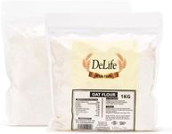 DeLife Oat Flour 1kg | Natural Whole Grain Oats