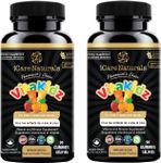 iCare Naturals VitaKidz – Twin Pack Multivitamin Gummies for Kids - Halal Gummies, Vegetarian Friendly, Gluten Free - No Artificial Flavor or Colors or Sweeteners - 90 X 2 count = 180 Count