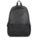 Skechers Unisex Casual Daypack Backpack, Lightweight School Backpack Classical Daypack Rucksack 14 inch Laptop Backpack for School Sports Business Travel, Black, 45x30x14 cm