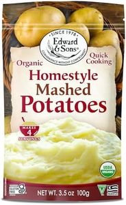 Edward & Sons Organic Homestyle Mashed Potatoes - Instant Mashed Potatoes, Instant Potatoes, Organic Potato Flakes, Vegan - 3.5 Oz (Pack of 6)