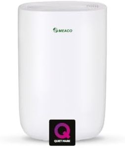 Meaco MeacoDry Dehumidifier (White) - Ultra Quiet, Energy Efficient Electric Compressor for Home - Removes Condensation & Damp, Prevents Mould