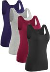 Knuffnee Women Tank Tops Basic Vest