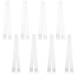 Rovtop Clear Bra Strap, Invisible Bra Strap, 4 Pairs 22-45mm Adjustable Bra Straps, Transparent/Matte Replacement Bra Straps, 18mm