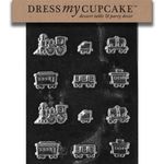 Dress My Cupcake DMCK022 Chocolate Candy Mold, Sugar Train