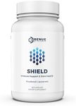 RENUE By Science Shield (Liposomal) Supplement (Vitamin C, CaAKG, P.E.A, HLA)- Bioavailable Formula for Increased Absorption - 120 Capsules