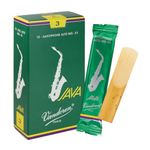Vandoren SR263 Alto Sax JAVA Reeds Strength 3; Box of 10