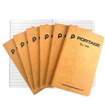 Portage Field Notebooks (3 Pack) - Memo Pocket Sized Notepads Perfect for On-The-Go Field Notes - 5.5" X 3.5" - 64 Pages