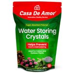 Casa De Amor Water Storing Crystals | Water Retaining Super Absorbent Polymer for Plant, Soil Mixing and Hydroponics Gardening, Lucky Bamboo Plant (250)