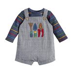 Mud Pie Baby Boys' Tools Overall Set, A, 9-12 Months