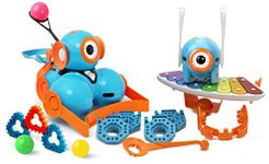 Wonder Workshop Dot and Dash Robot Wonder Pack Coding Robot for Kids 6+ Voice Activated Navigates Objects 5 Free Programming STEM Apps Creating Confident Digital Citizens