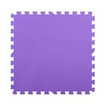 IncStores Exercise Tiles 2ft x 2ft Portable Interlocking Foam Tile Mats (1/2" - 36 Tile Pack Purple)