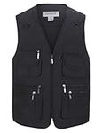 Gihuo Men's Fishing Vest Utility Sa