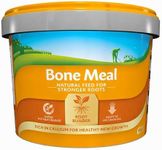 Natural Plant Feed Bonemeal Fertiliser - 8kg Bone Meal Plant Food & Root Builder Garden Fertiliser with Topline Card for Outdoor Garden Plants, Vegetable Roots, Hedges, Trees, Flowers