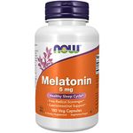 NOW Foods Melatonin 5mg Vcaps, 180 Capsules