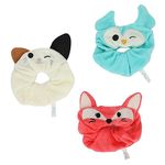 Bioworld Squishmallows Cam Fifi & Winston 3-Pack Scrunchies, Multicolored, 1 Count (Pack of 3)