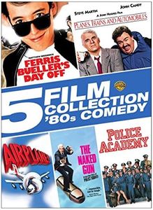 5 Film Collection: 80's Comedy (Ferris Bueller's Day Off/Planes, Trains And Automobiles/Airplane/The Naked Gun/Police Academy)