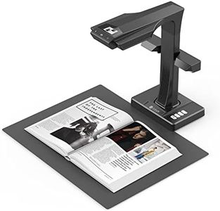 CZUR ET16 Plus Advanced Book & Document Scanner, 2nd Gen Auto-Flatten&Deskew Tech, 16MP Camera, Capture A3, 186 Languages OCR, Convert to PDF/Searchable PDF/Word/Tiff/Excel, Run On Windows&MacOS