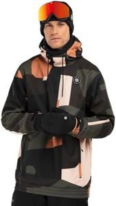SIROKO - Veste de Snowboard W1 Sandboard - M - Noir/Marron