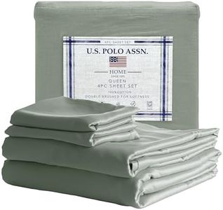 U.S. Polo Assn. 144TC 4PC COTTON SHEET SET