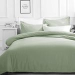 Luxton Sage Green Quilt Cover Set Q