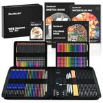Shuttle Art Drawing Kit - 103 Pack Pencils Set, Sketching and Graphite Pencils in Portable Case, Drawing Supplies for Kids, Adults and Artists