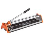 VonHaus Tile Cutter 430mm - Manual Tile Cutters for Ceramic Tiles, Glazed Floor & Wall - Straight Edge Hand Tile Cutters with Accurate Measurement Guide - Contains Tungsten Carbide Scoring Wheel