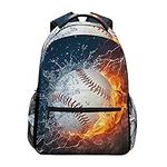 Kcldeci Baseball Kids Backpack for 