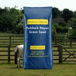 Boston Seeds Paddock Patch Repair Grass Seeds - Horse Paddock Repair Grass Seed for Repairing & Rejuvenating Paddocks. Paddock Lawn Seeds for Grass Patch Repair & Lawn Treatment (1 x 10kg).