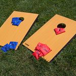 Triumph Premium 2x3 Cornhole Set - Includes 2 Portable, Scratch Resistant Bag Toss Boards and 8 Cornhole Bags