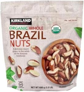 Kirkland Signature Organic Brazil Nuts, 1.5LB (Pack of 2,Total = 3LB) by Mialo Trusted Traders