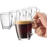 Bormioli Rocco Glass Coffee Mug Set