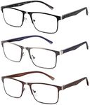 CRGATV 3-Pack Reading Glasses for M