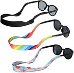 Hifot Sunglasses Holder Strap 3 Style, Adjustable Floating Eyewear Retainer, Quick Dry Neoprene Eyeglasses Strap Retainer