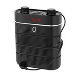 JYX Voice Amplifier with Wired Microphone Headset and Waistband, 2200mAh Portable PA Speaker System With Microphone, REC, FM, Supports TF Card/AUX/USB/Bluetooth for Teachers, Coaches and Tour Guides