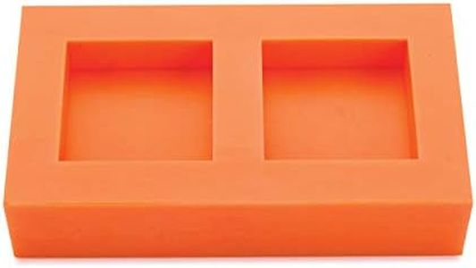 Woodriver Silicone Ring Blank Mold Dual Cavity - 1/2" X 1-1/2" X 1-1/2" - Reusable