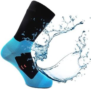 Kadem® Calcetines impermeables para deportes acuáticos, deportes de invierno, camping, pesca, senderismo, vela, rafting Wudu Mest Corap, remo, caminar, calcetines para exteriores, turquesa, M