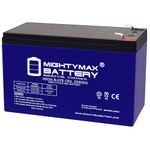 Mighty Max Battery ML9-12GEL - 12 Volt 9 AH, Gel Type, F2 Terminal, Rechargeable SLA AGM Battery