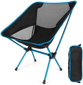 Diealles Shine Sedia Campeggio Pieghevole, Portatile Sedia Pieghevole Ultraleggera con Borsa da Trasporto, Sedie Campeggio per Esterni, Giardino, Spiaggia, Pesca, Picnic, Viaggio, Blu